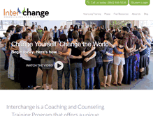 Tablet Screenshot of interchangecounseling.com
